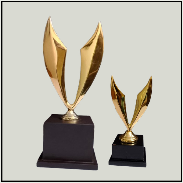 Golden Logo Trophy And Awards